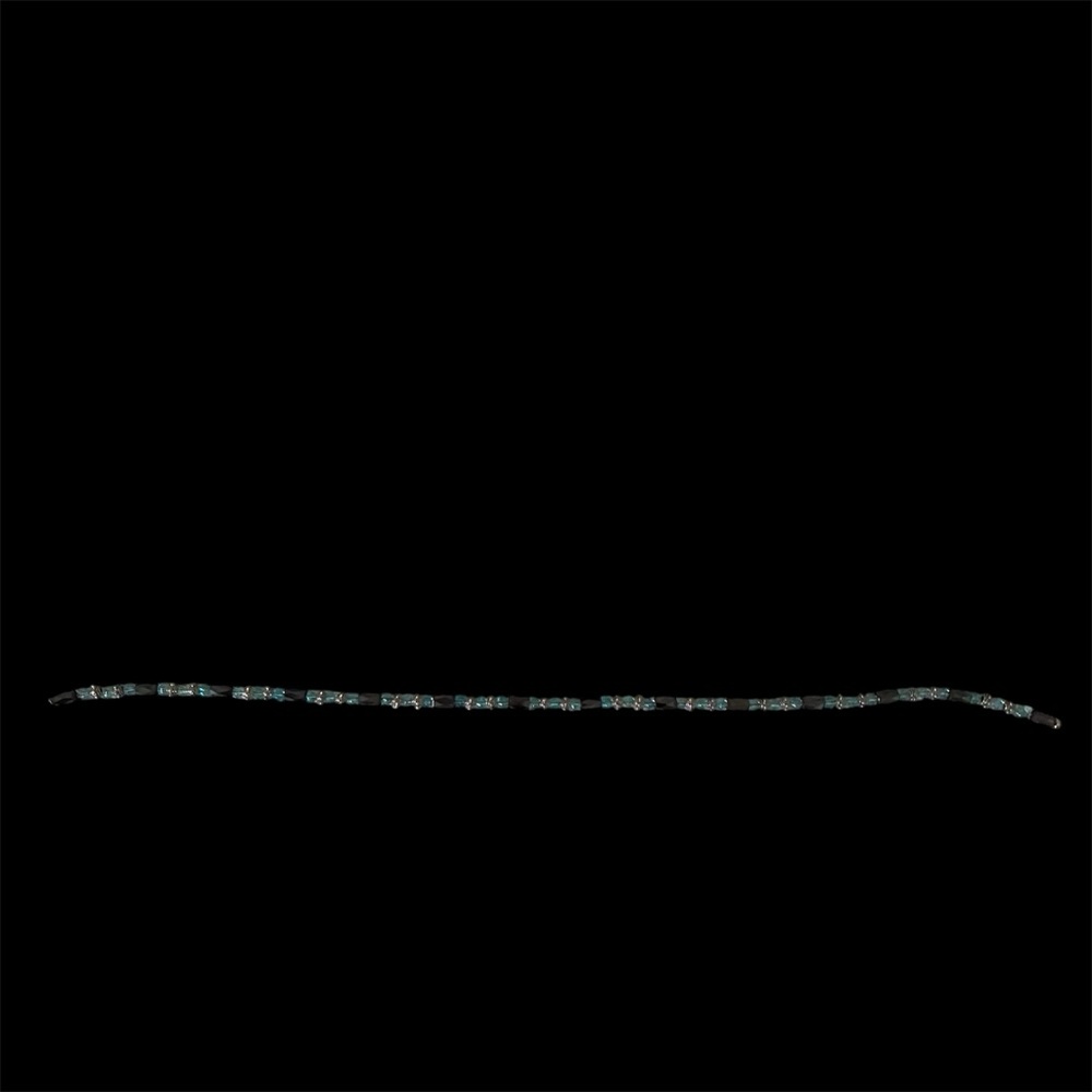 Magnetic Hematite Beaded Adjustable Bracelet - image 2